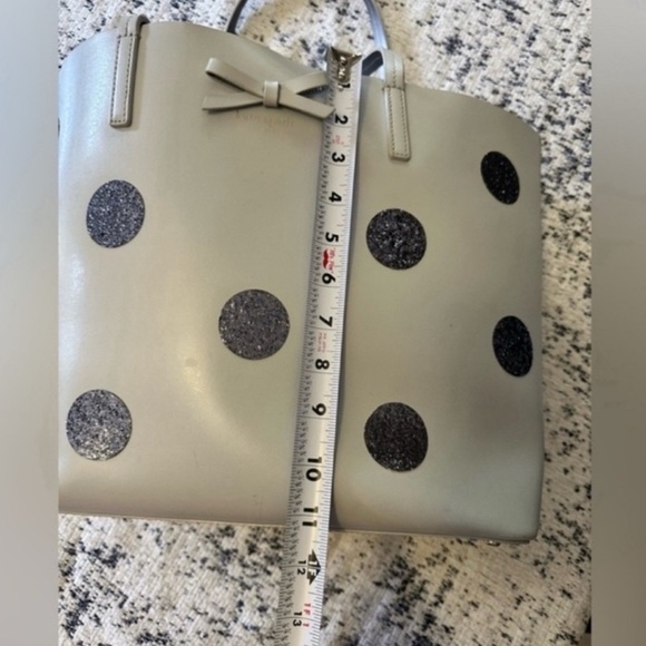 Kate Spade Dewey Street Little Len Glitter
Polka Dot Tote in Gray - Picture 12 of 13